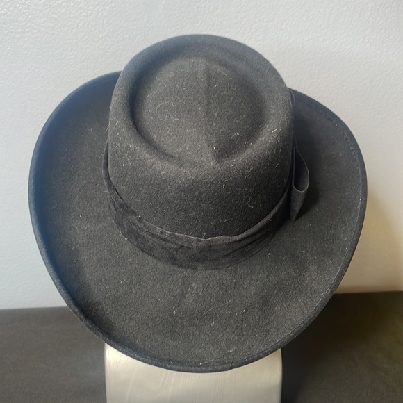 Betmar New York 100% wool made in US - wpl 4384 Black Hat - Picture 3 of 7